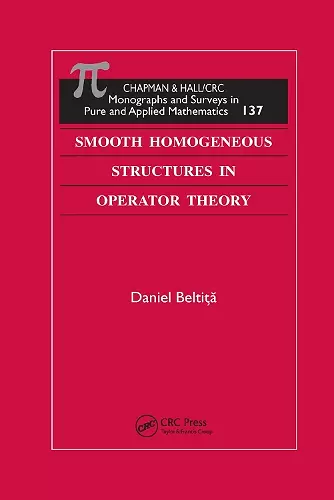 Smooth Homogeneous Structures in Operator Theory cover