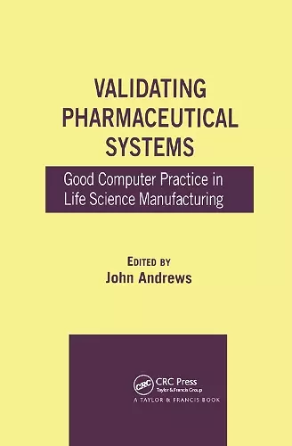 Validating Pharmaceutical Systems cover