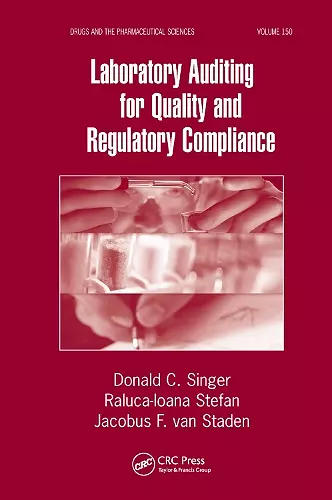 Laboratory Auditing for Quality and Regulatory Compliance cover