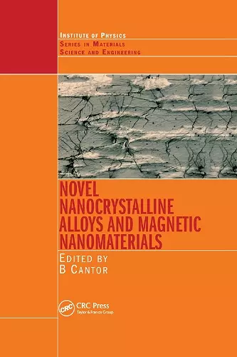 Novel Nanocrystalline Alloys and Magnetic Nanomaterials cover