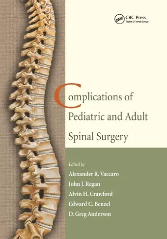 Complications of Pediatric and Adult Spinal Surgery cover