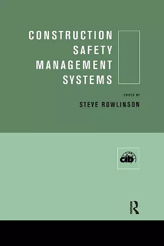 Construction Safety Management Systems cover