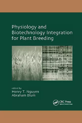 Physiology and Biotechnology Integration for Plant Breeding cover