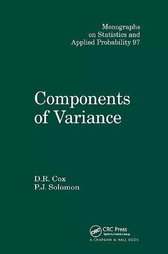 Components of Variance cover