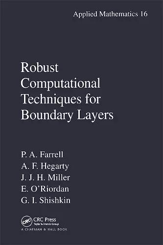 Robust Computational Techniques for Boundary Layers cover