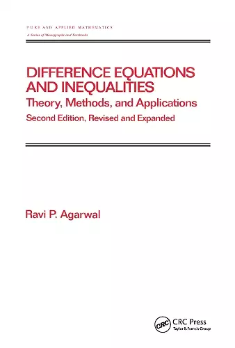 Difference Equations and Inequalities cover