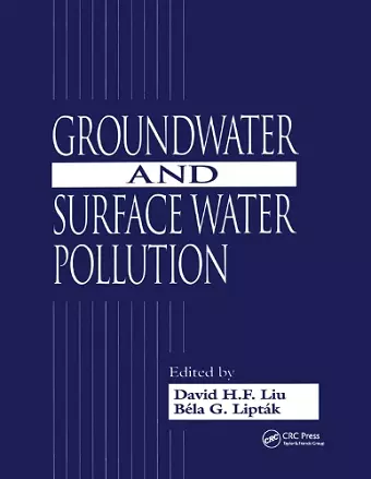 Groundwater and Surface Water Pollution cover