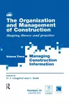 The Organization and Management of Construction cover