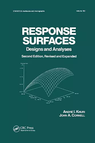 Response Surfaces: Designs and Analyses cover