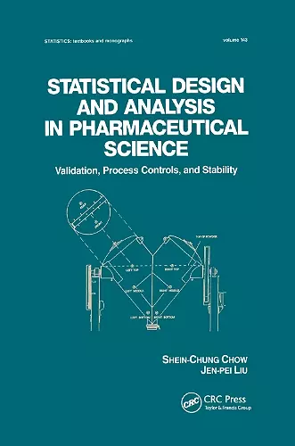 Statistical Design and Analysis in Pharmaceutical Science cover