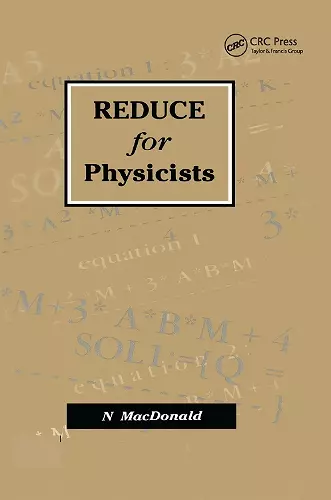 REDUCE for Physicists cover