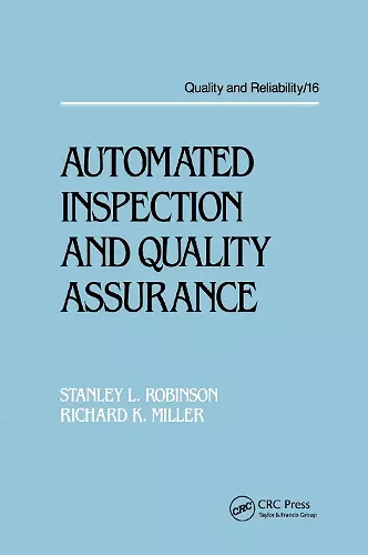 Automated Inspection and Quality Assurance cover