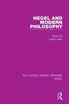 Hegel and Modern Philosophy cover