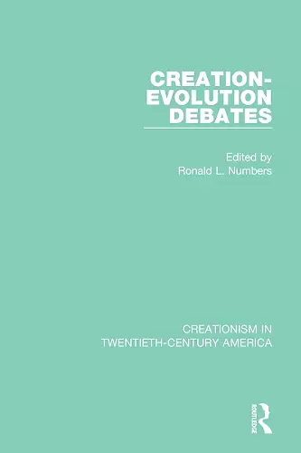 Creation-Evolution Debates cover