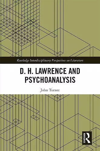 D. H. Lawrence and Psychoanalysis cover