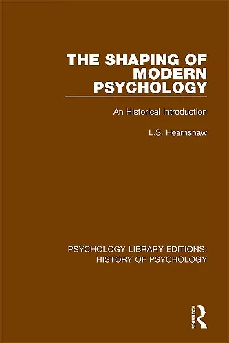 The Shaping of Modern Psychology cover