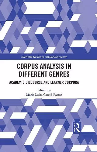 Corpus Analysis in Different Genres cover