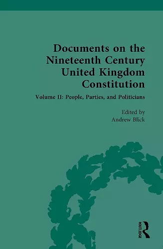 Documents on the Nineteenth Century United Kingdom Constitution cover