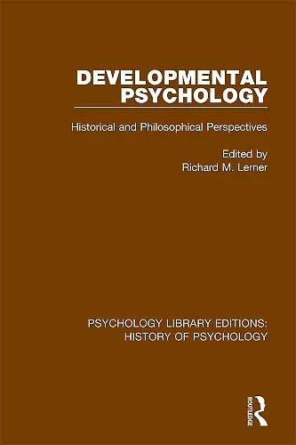 Developmental Psychology cover