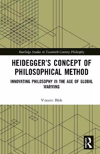 Heidegger’s Concept of Philosophical Method cover