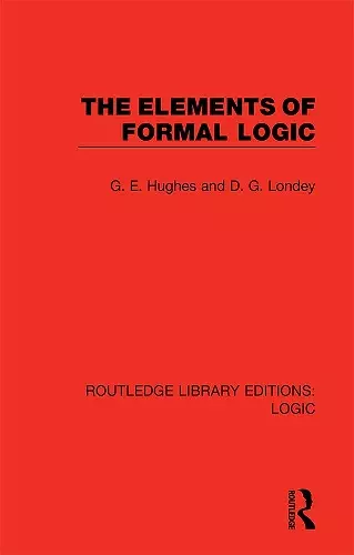 The Elements of Formal Logic cover