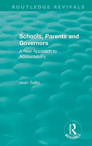 Schools, Parents and Governors cover