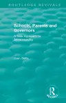 Schools, Parents and Governors cover