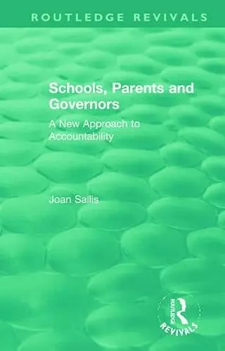 Schools, Parents and Governors cover