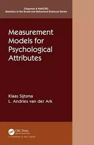 Measurement Models for Psychological Attributes cover