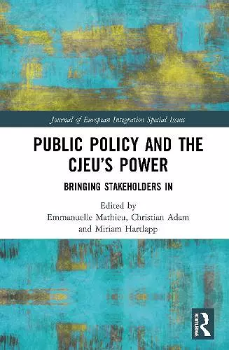 Public Policy and the CJEU’s Power cover