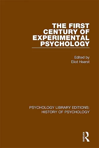 The First Century of Experimental Psychology cover