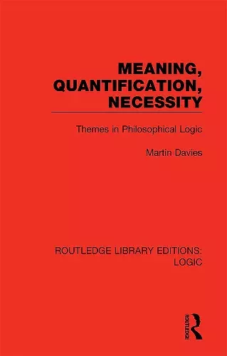 Meaning, Quantification, Necessity cover