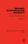 Meaning, Quantification, Necessity cover