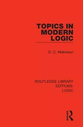 Topics in Modern Logic cover