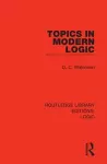 Topics in Modern Logic cover