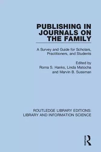 Publishing in Journals on the Family cover