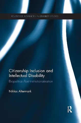 Citizenship Inclusion and Intellectual Disability cover