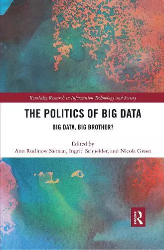 The Politics and Policies of Big Data cover