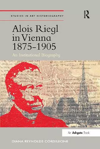 Alois Riegl in Vienna 1875-1905 cover