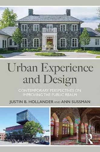 Urban Experience and Design cover