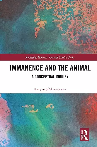 Immanence and the Animal cover