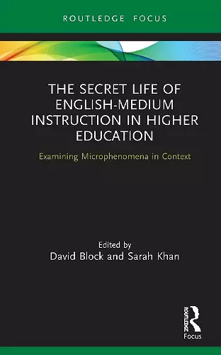 The Secret Life of English-Medium Instruction in Higher Education cover