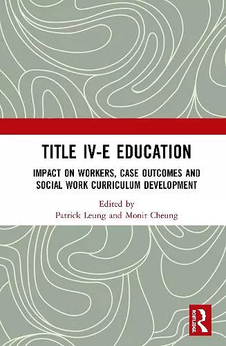 Title IV-E Child Welfare Education cover