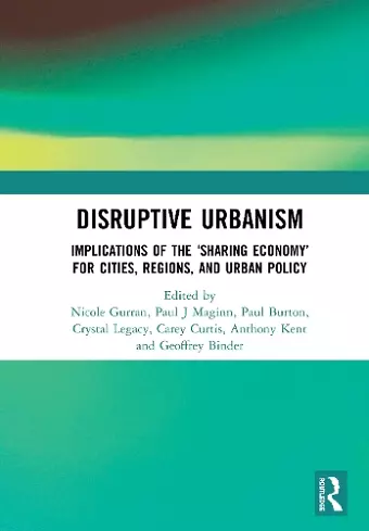 Disruptive Urbanism cover