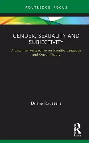 Gender, Sexuality and Subjectivity cover