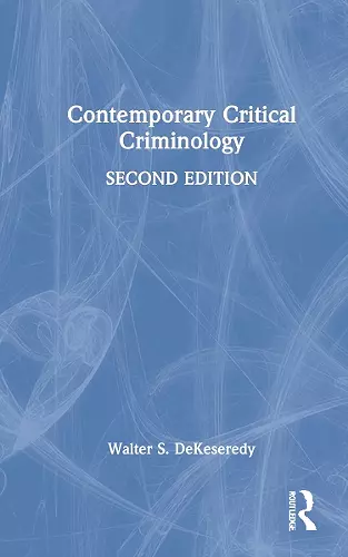 Contemporary Critical Criminology cover