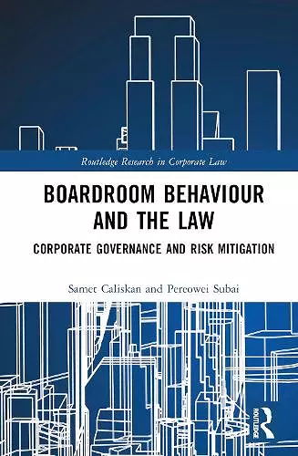 Boardroom Behaviour and the Law cover