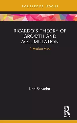 Ricardo's Theory of Growth and Accumulation cover