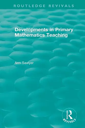 Developments in Primary Mathematics Teaching cover