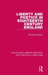 Liberty and Poetics in Eighteenth Century England cover